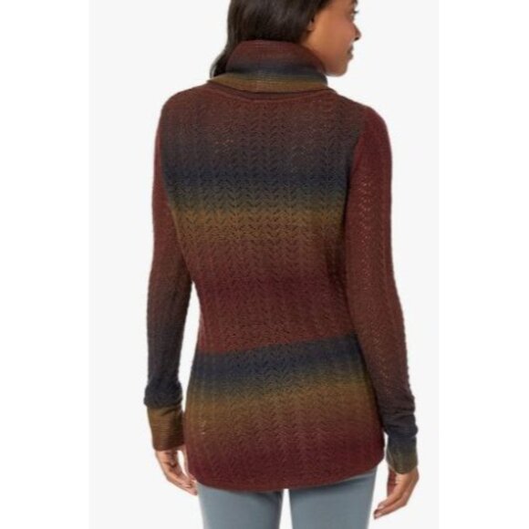 Royal Robbin’s Sutter Sweater Size Medium Cowl Neck Tunic NWT Knit $80 Deep Blue - Picture 2 of 12